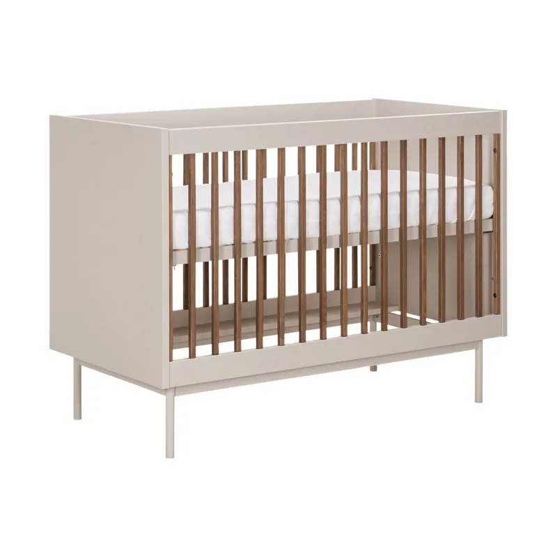 Europa Baby Japandi Babyzimmer | Bett 60 x 120 cm + Kommode