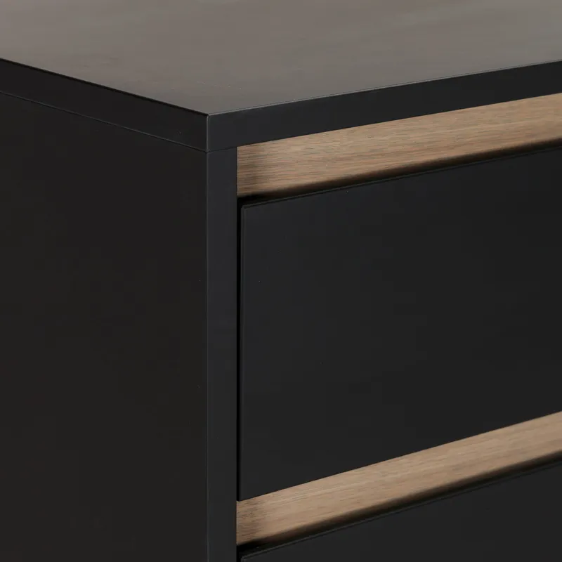 Europe Baby Sterre Kommode XL Schwarz / Eiche