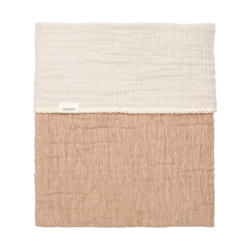 Koeka Rivoli Bettdecke - Größe 100 x 150 - Caffe
