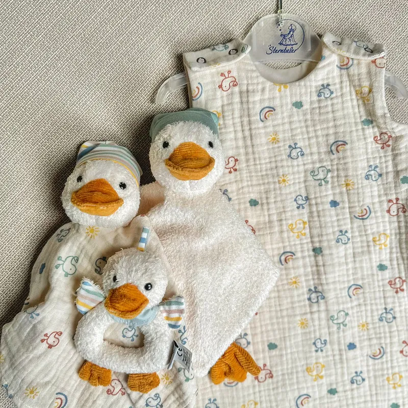 Sterntaler Kuscheltuch - Edda Ente - L