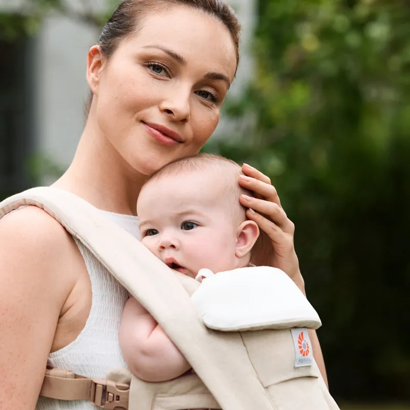 Ergobaby Omni Deluxe Linen Babytrage - Natural Linen