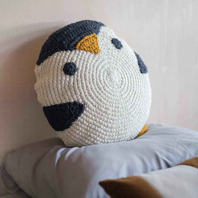 KidsDepot Pim Kissen Pinguïn Ø50