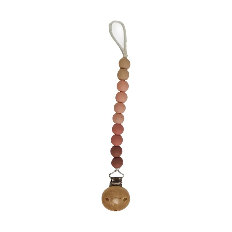 Chewies & More Ombre Silikon Schnullerkette in Rose