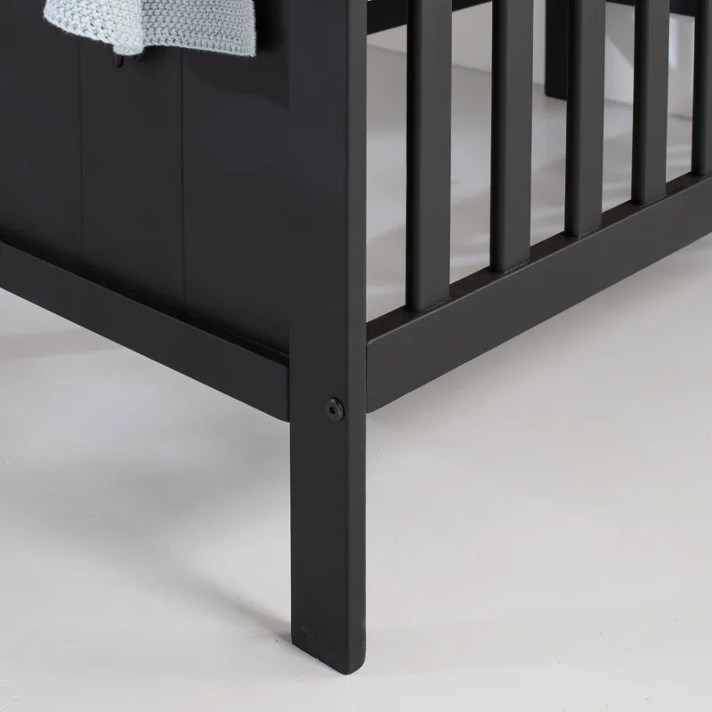 Europe Baby Ralph II Babybett Mattschwarz 60 x 120 cm