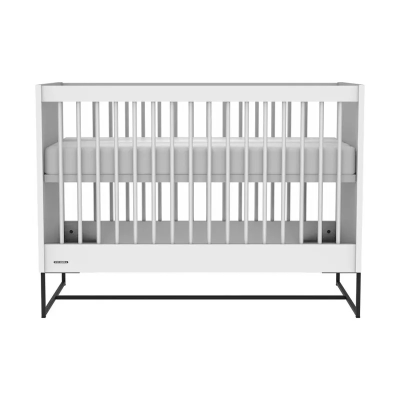 Kidsmill Intense II Babybett Mattweiß – Schwarz – 60 x 120 cm