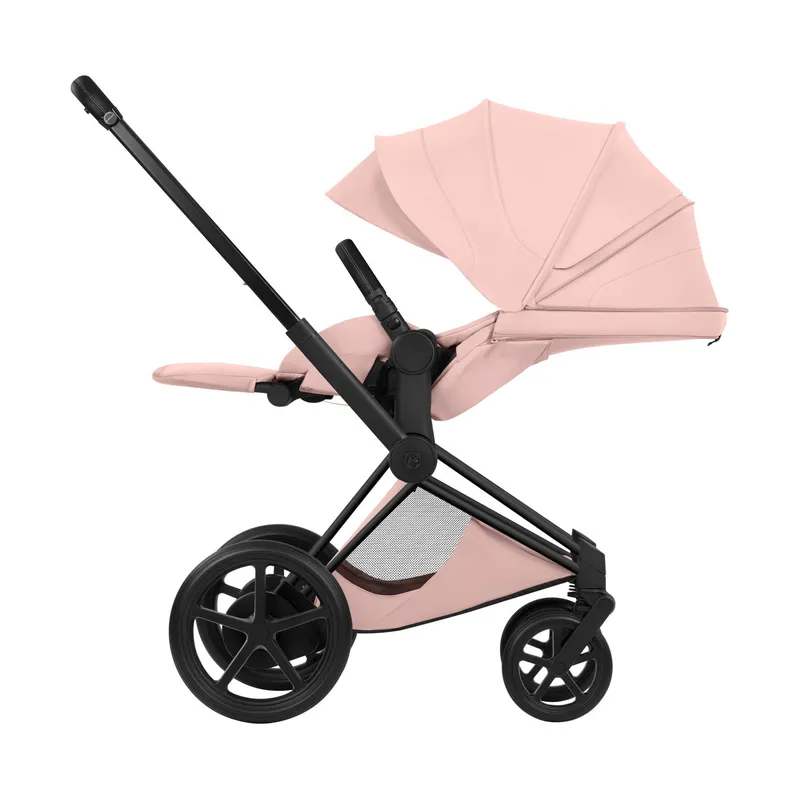 Cybex e-Priam 5 Style Kinderwagen 2-in-1 - Mattschwarzes Gestell