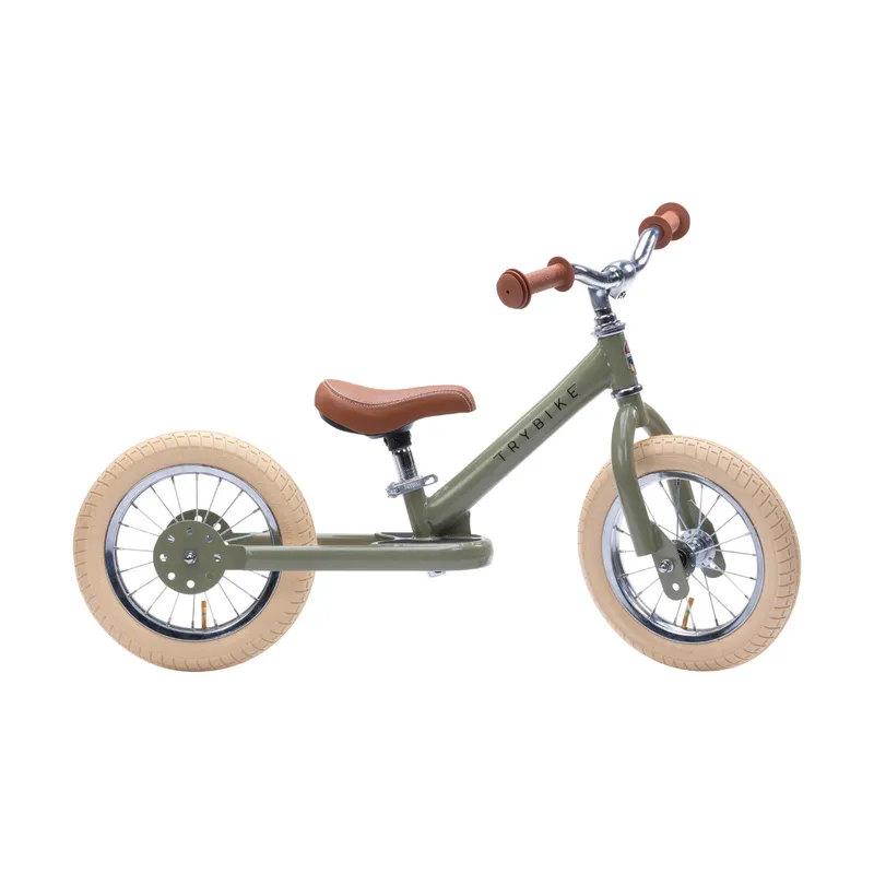 Trybike Steel Vintage Laufrad Grün