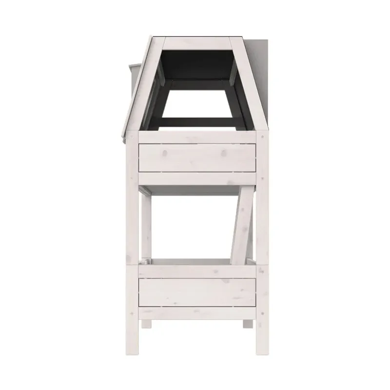 LIFETIME Kidsroom Abenteuerbett – My Hangout – Premium Lattenrost - White Wash