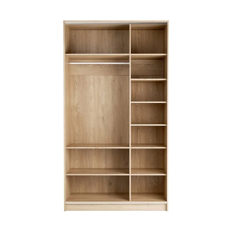 Vox Stor Schrank 125 x 225 cm - Comfort - Oak / White - Rose Gold