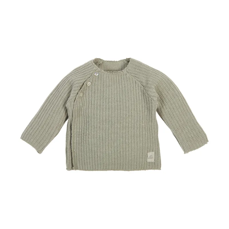 Nanami Top - Rib Knit - Eucalyptus - 62/68