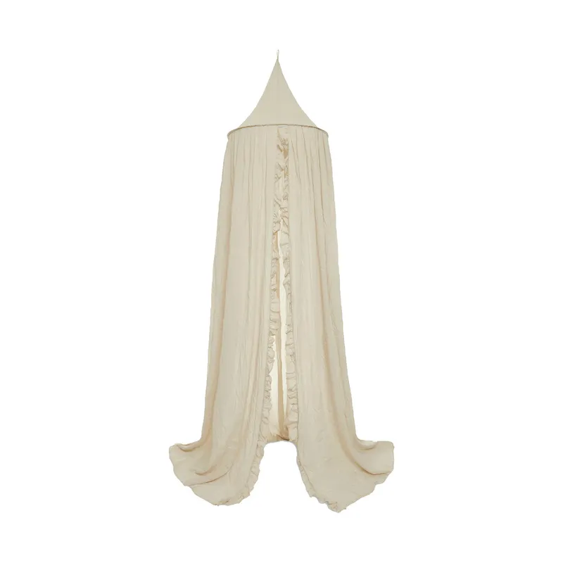 Jollein Vintage Moskitonetz Ruffle Nougat