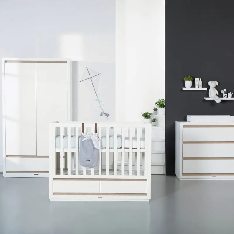 Kidsmill Accent Kleiderschrank 2-türig Weiß