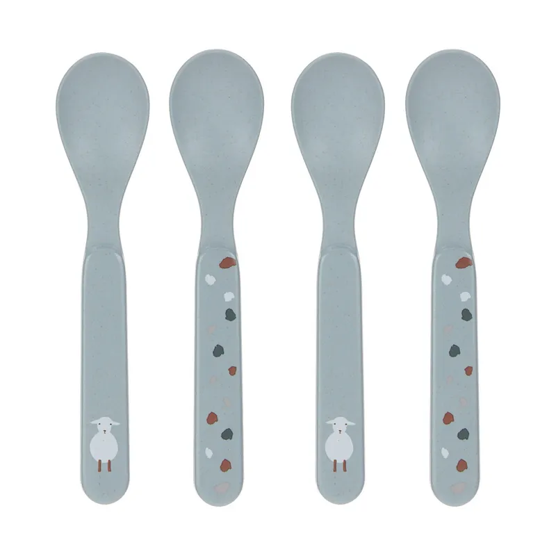 Spoon set PP/Cellulose T.Farmer Sheep/Goose Blue