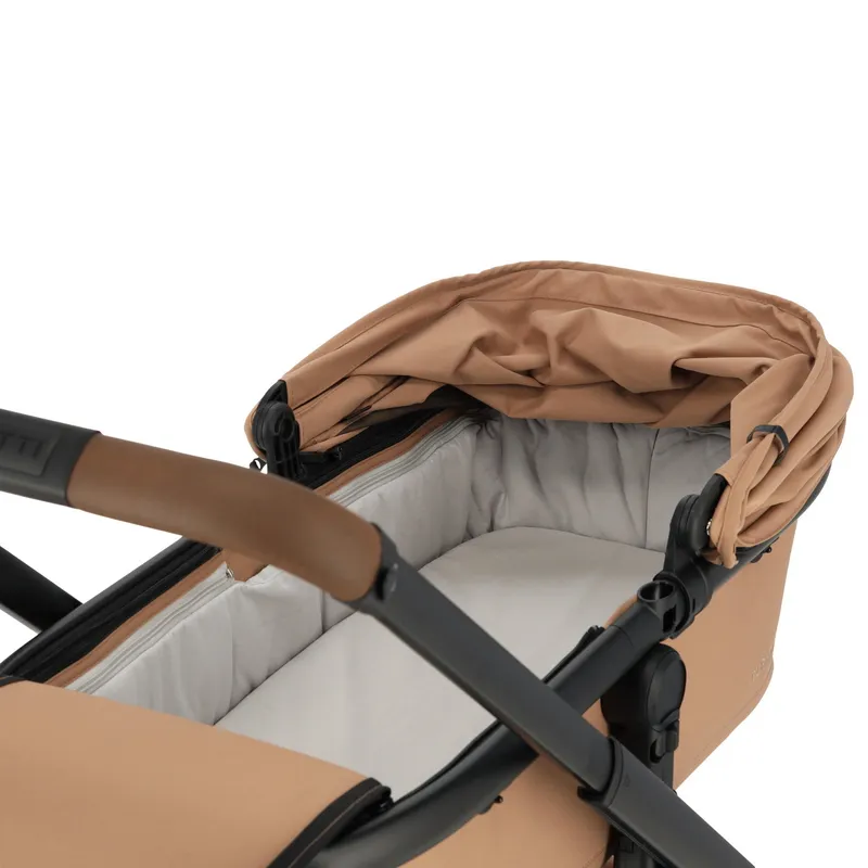 Dubatti One E6 2-in-1 Kinderwagen Black/Dark Brown - Soft Terra