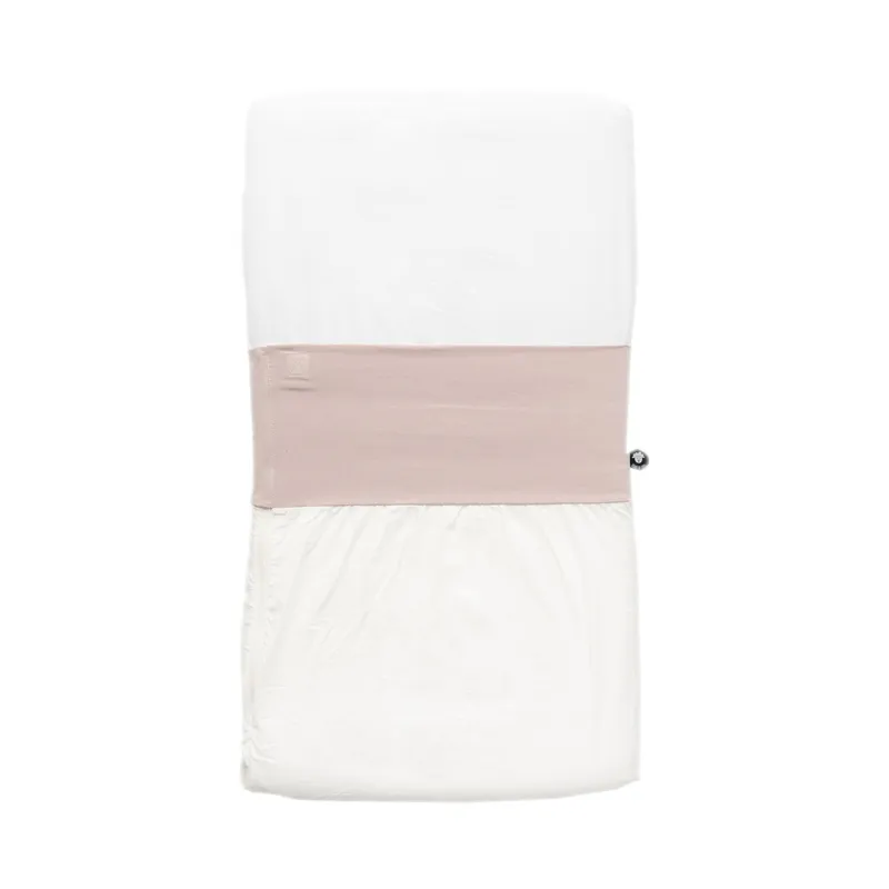 Fedde & Kees Nunki Bettlaken - 70 x 140 cm - Misty Pink / Off White