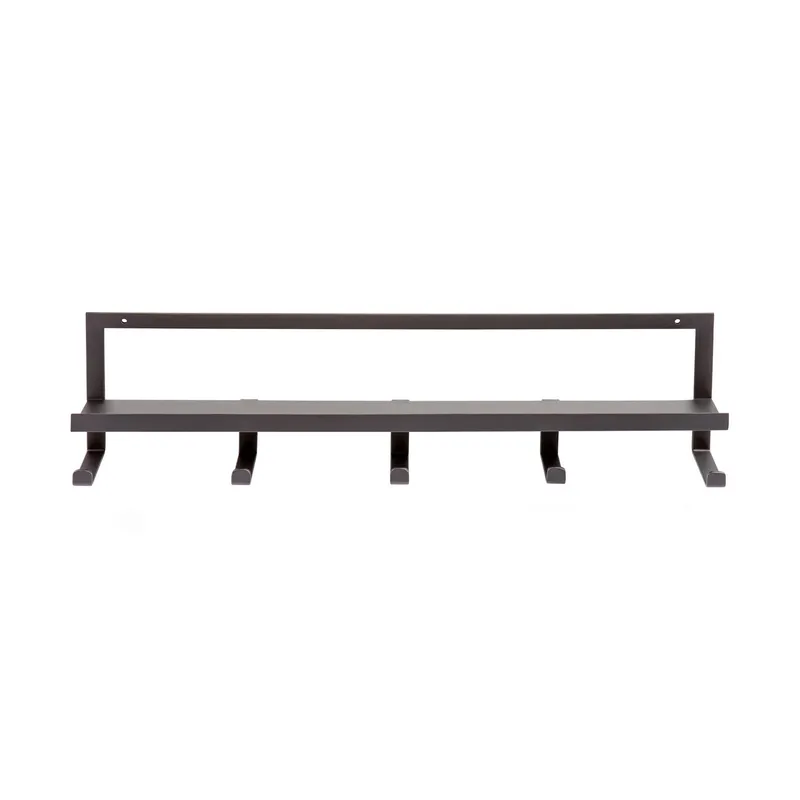 Woood Quinn Garderobe – 5 Haken – Metall – Schwarz