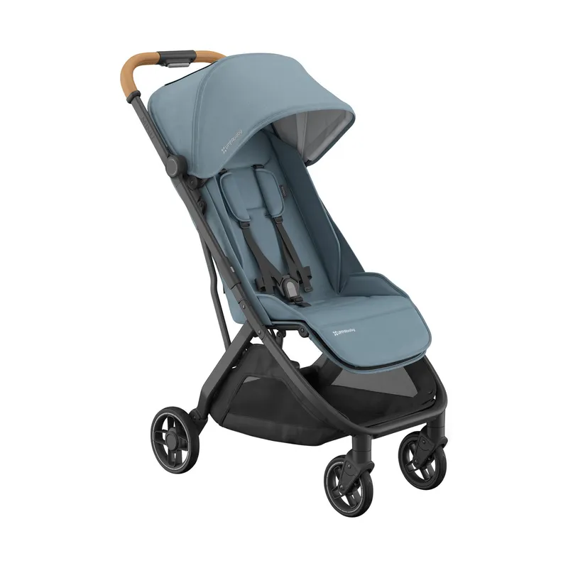 UPPAbaby Buggy - MINU V3 - Dillan Stone Blue/Carbon Rahmen Mit Sandbraun Leder