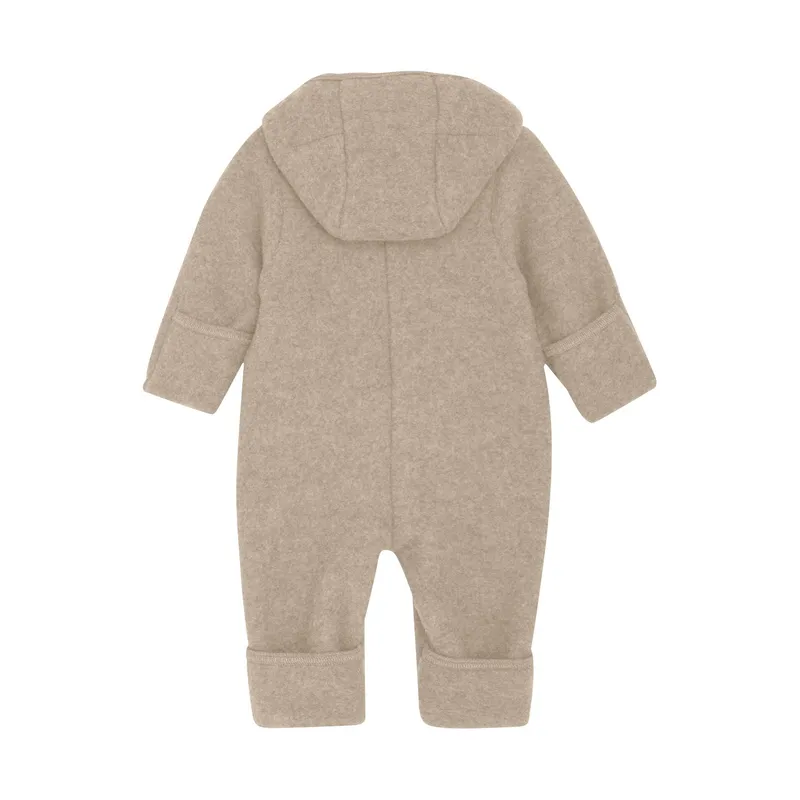 HUTTEliHUT - Strampler - Wool Fleece - Camel Melange - Gr. 56