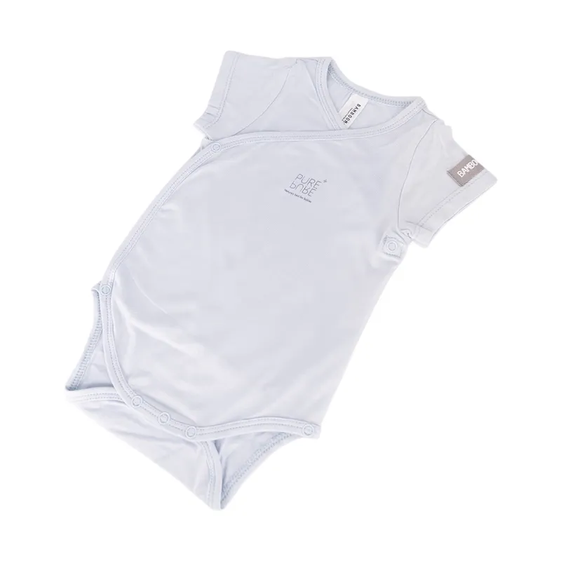 Bamboom Wickelbody - Blau - 6 Monate
