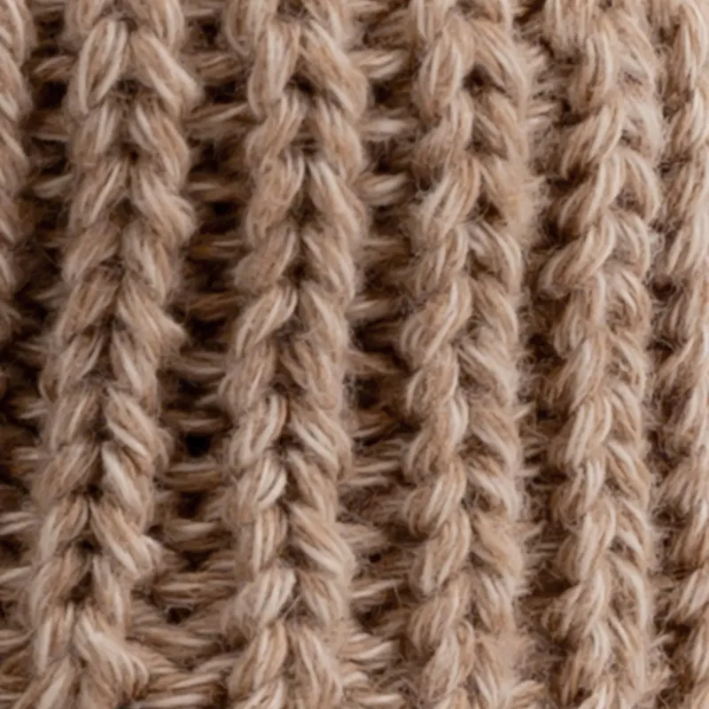 Lodger Hausschuhe - Gestrickt Mit Zopfmuster - 0-6 Monate - Fudge