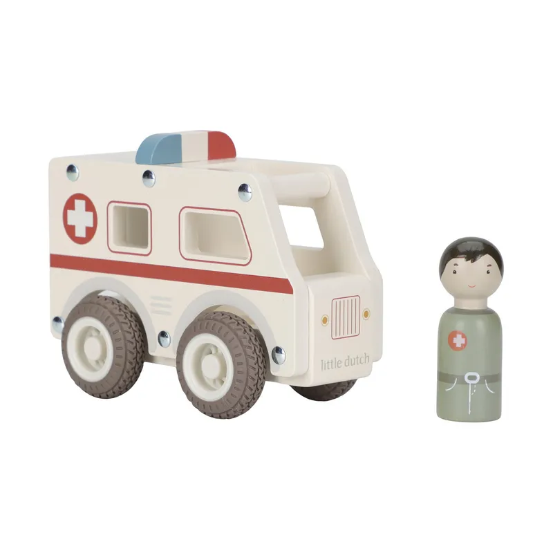 Little Dutch Krankenwagen – Mit Pegdoll – Holz