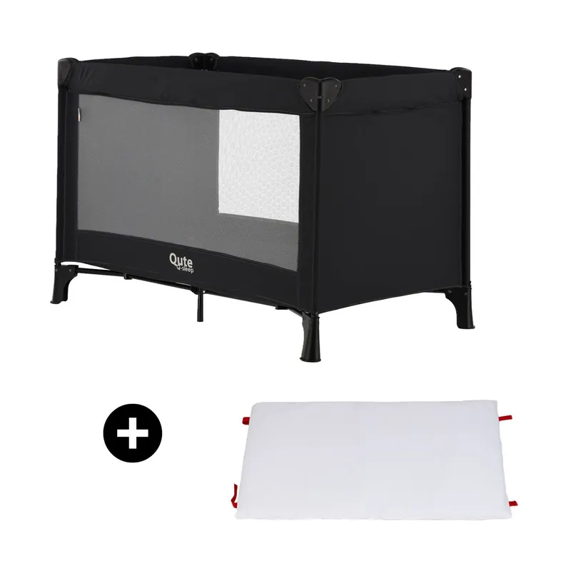 Qute Q-Sleep Campingbett Easyfold + Q-Matti Matratze inkl. Bezug