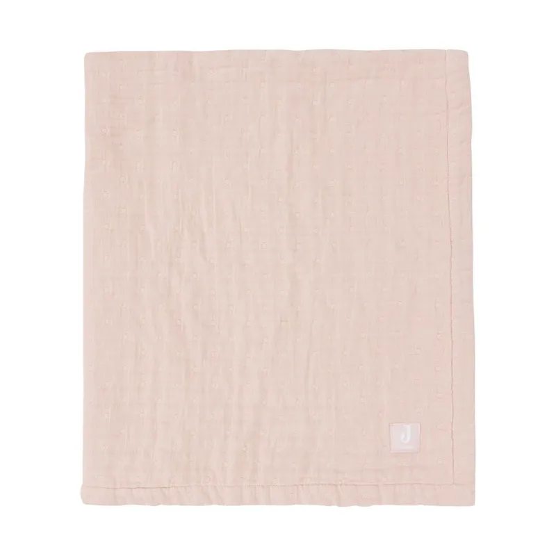 Jollein Decke - 75 x 100 cm - Hydrophil - Jacquard Wild Rose GOTS