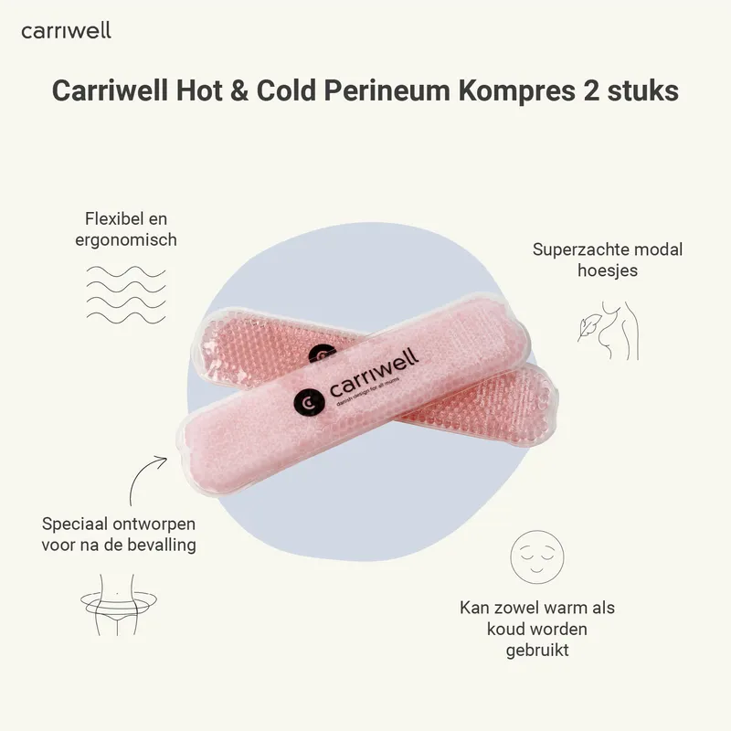 Carriwell Warm/Kalt Perineum Kompresse - 2 Stück