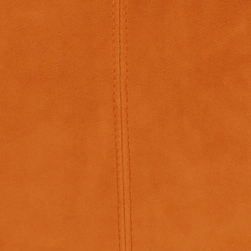 Overseas Middlestitch Kissen - 60 x 60 cm – Samt – Orange