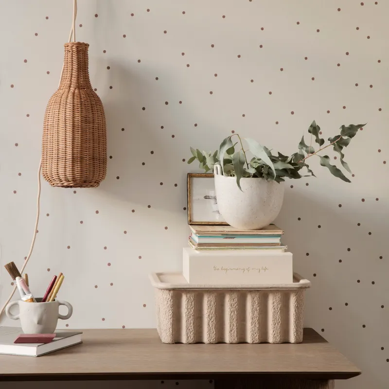 Ferm Living Dot Tapete Off-White