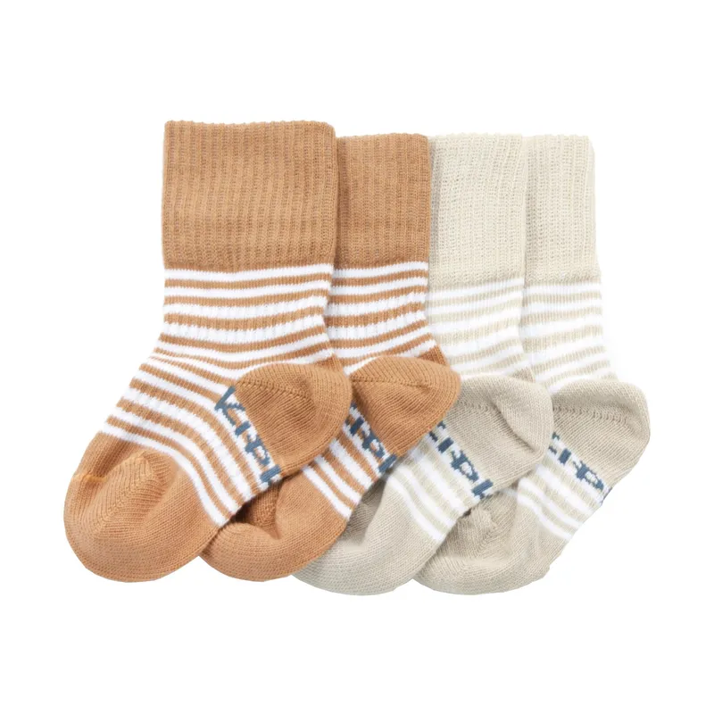 KipKep Bleib Socken Kamel / Sand 6-12 Monate