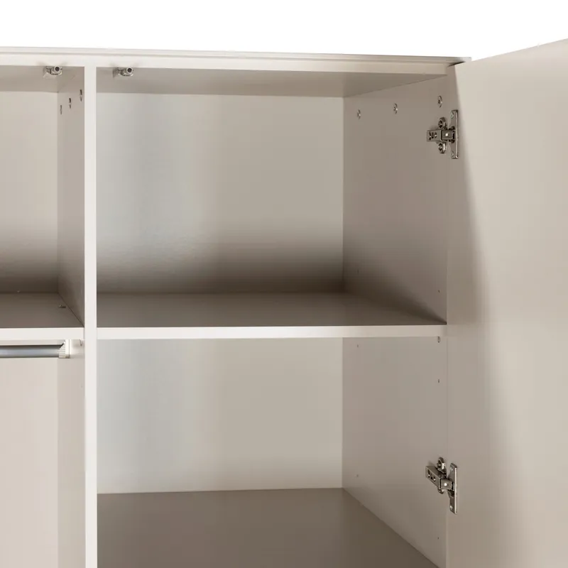 Kidsmill Sixties Babyzimmer Oatmeal / Walnuß | Kommode + Schrank 2-Türig
