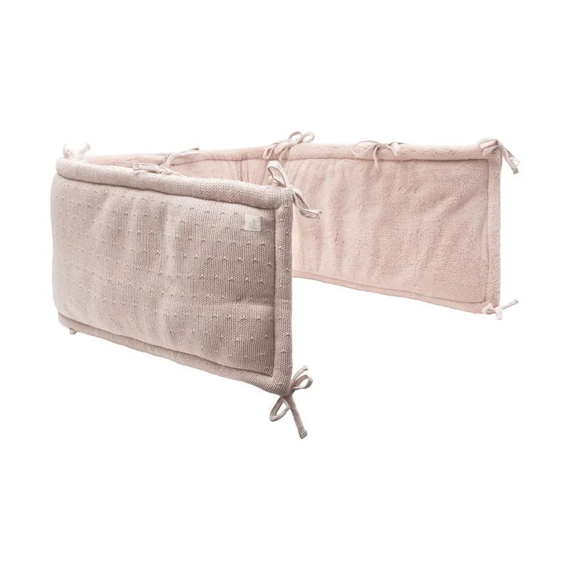 Jollein Sprinkle Knit Laufstallumrandung- 180 x 30 cm - Silk Rose