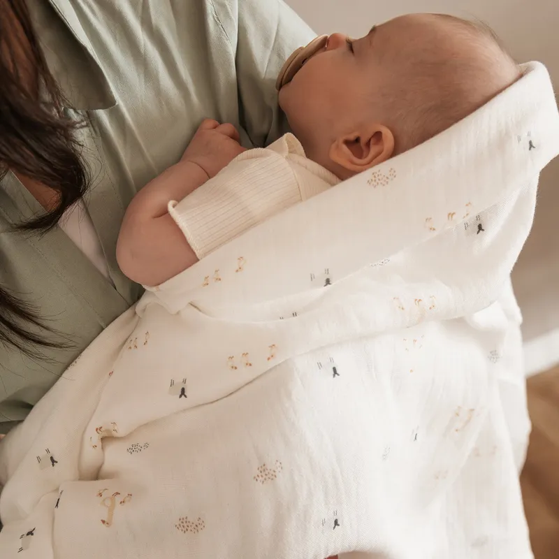 Bamboom Swaddle Muslin - XL - 120 x 120 - Farm Buddies 
