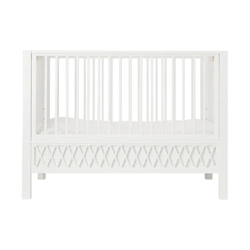 Cam Cam Babybett Harlequin 60 x 120 cm Weiß