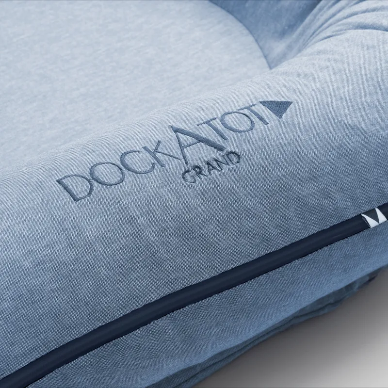Dockatot Grand Cover Indigo Chambray