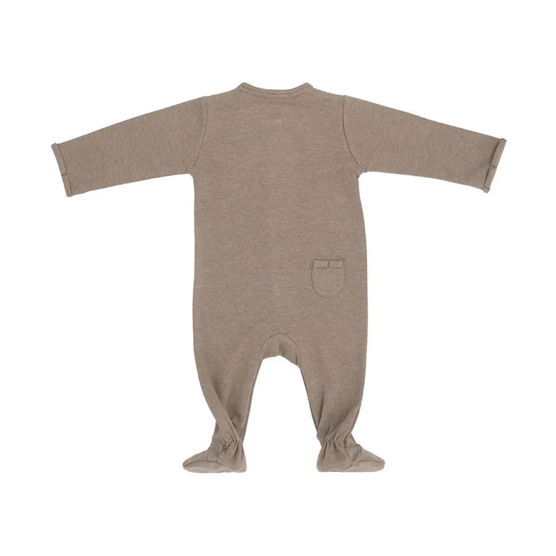 Baby's Only Melange Strampelanzug mit Füßchen - Clay - Gr. 50