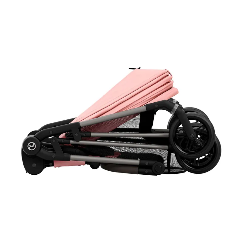 Cybex Melio Kinderwagen - Taupe - Candy Pink
