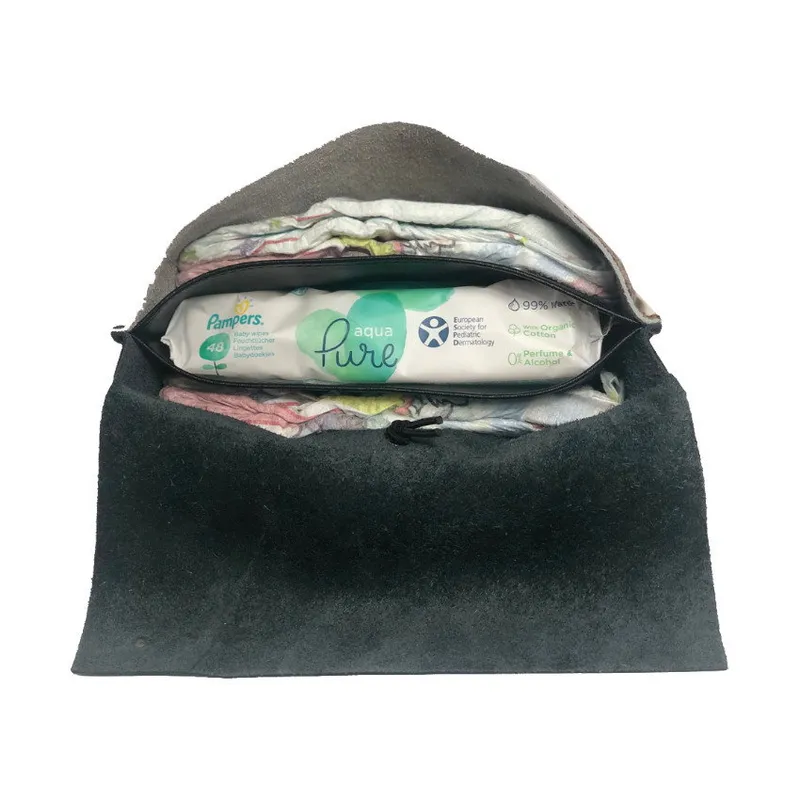 Mozz Bags Wickeletui Black Leopard