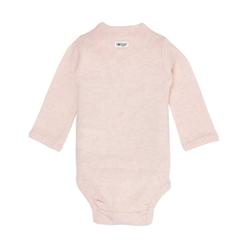 Lodger Babybody Langarm - Melange - Größe 68 - Tan