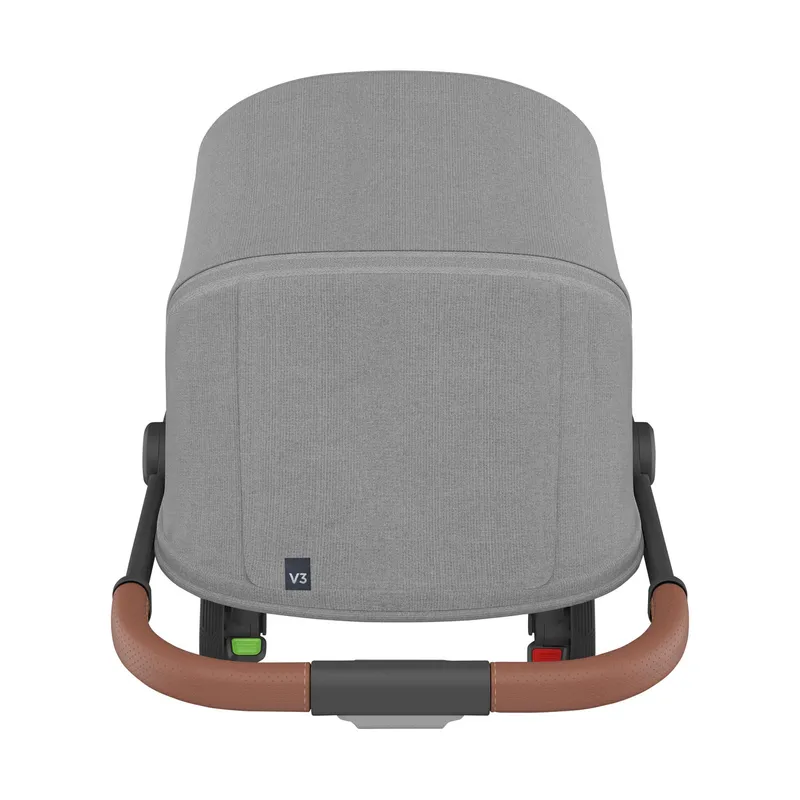 UPPAbaby Buggy - MINU V3 - Greyson Carbon Rahmen Mit Braun Leder