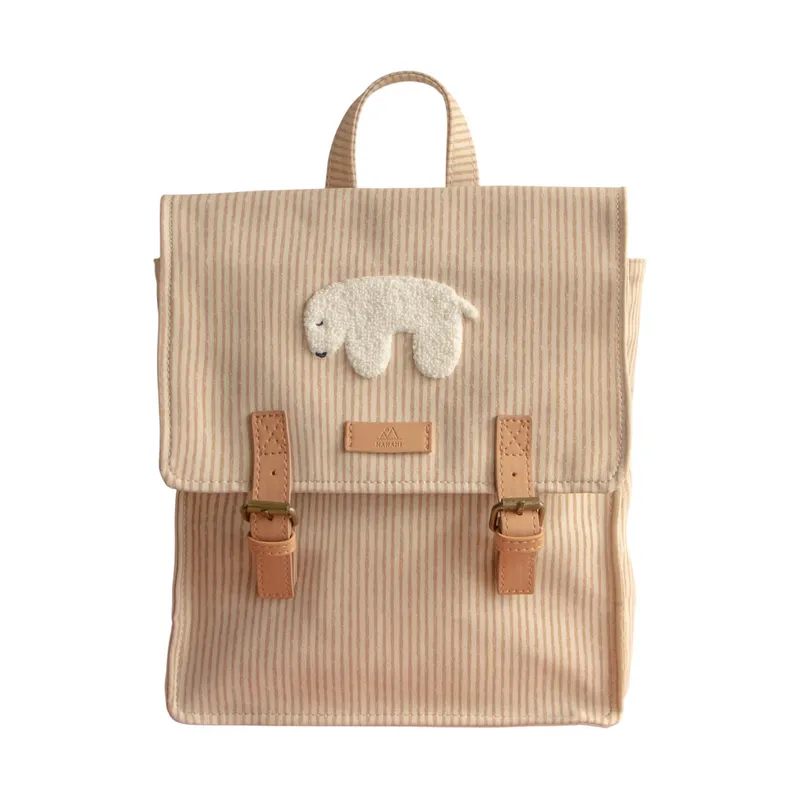 Nanami Rucksack - Stripes - Polarbear