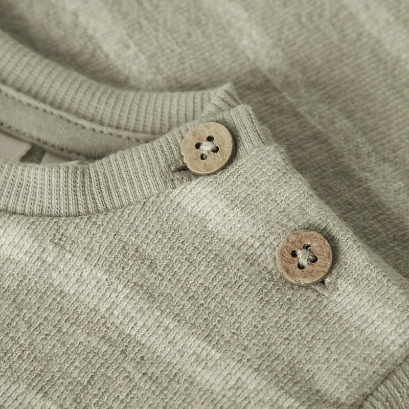 Lil'Atelier Babybody - Größe 68 - Moss Gray