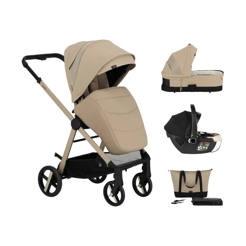 Puck Kinderwagen 3-in-1 – Fleur – Desert
