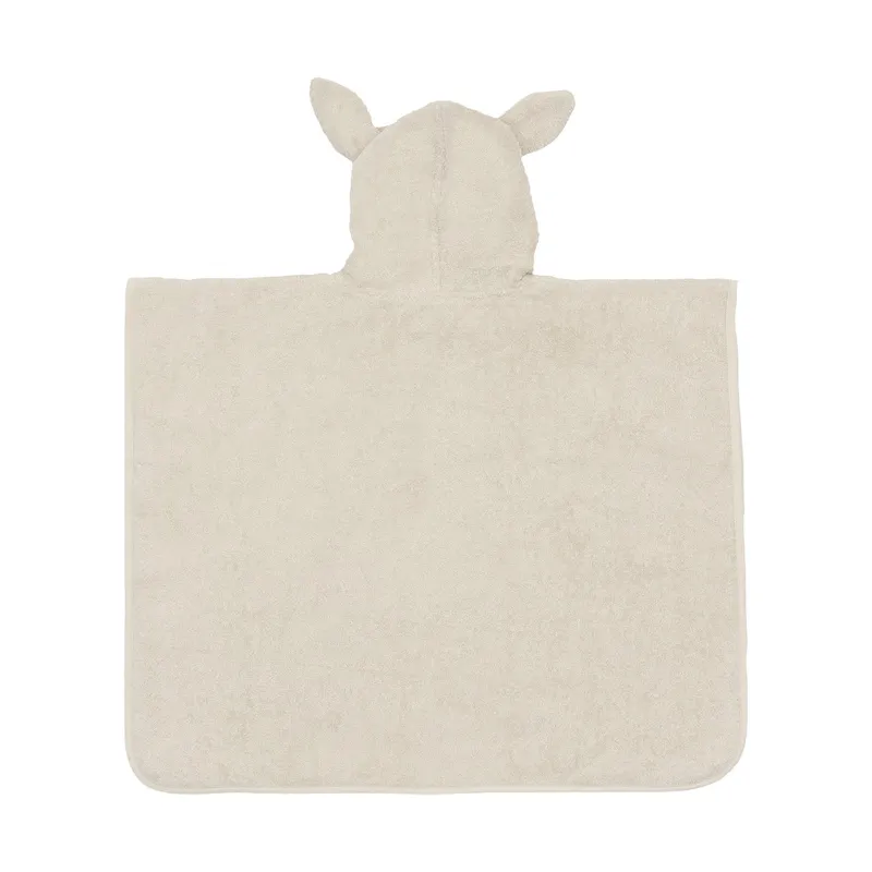 Jollein Badeponcho mit Ohren – Frottee – Sand