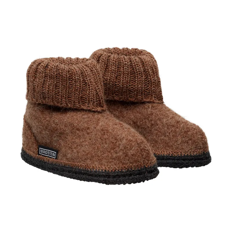 Bergstein Cozy Hausschuhe - Gr. 19 - Brown