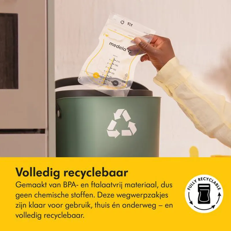 Medela Muttermilchaufbewahrungsbeutel Mit Ausgießer - 210 ml - 50 Stück