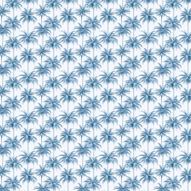 Creative Lab Amsterdam Miami Vliestapete - 194,8 x 280 cm - Blue
