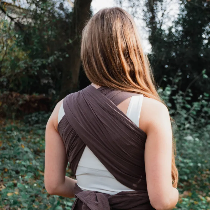 ByKay Woven Wrap Deluxe Muslin - Dusty Brown - Größe 6