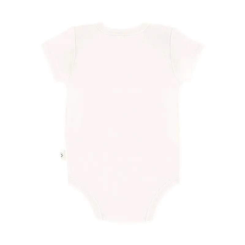 DAY Babybody Kurzarm - Off White - Gr. 62/68